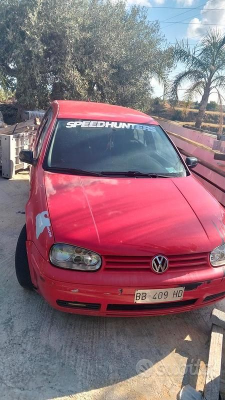 Usata VW Golf IV 116 CV (85 kW) 2001 Rosso Berlina