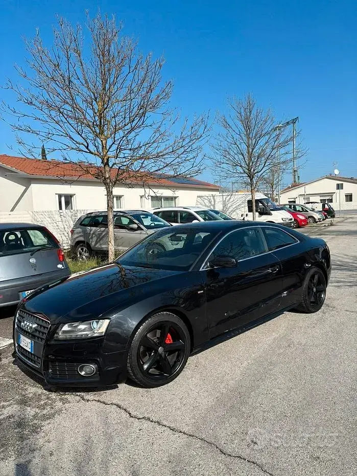 Usata Audi A5 S-Line 177 CV (130 kW) 2008 Nero Coupé