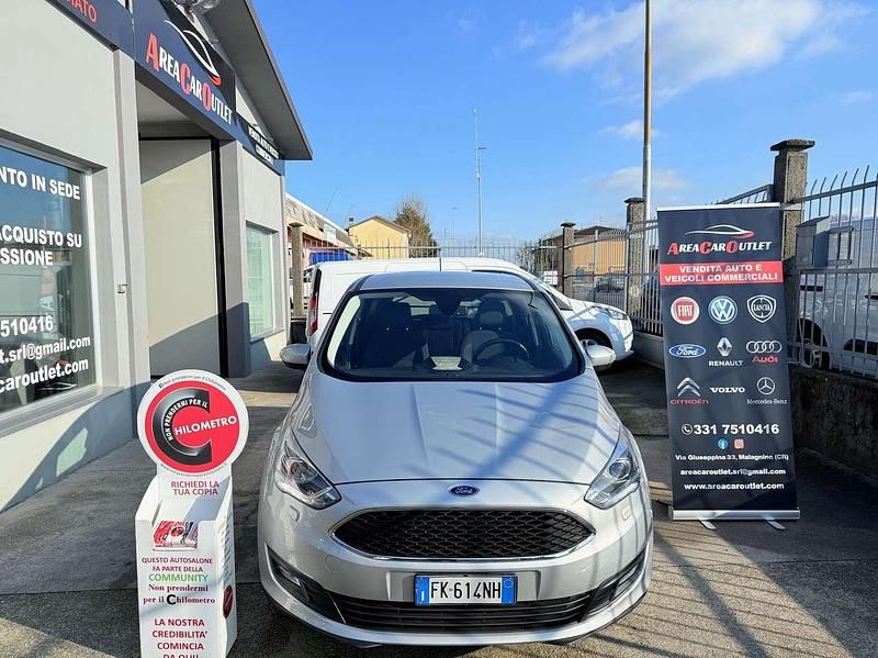 Usata Ford C-MAX Titanium 120 CV (88 kW) 2017 Grigio polvere di luna Monovolume