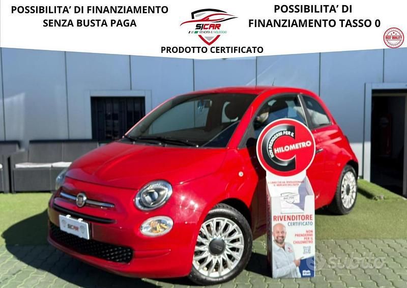 Usata Fiat 500 Lounge 69 CV (50 kW) 2021 Rosso Utilitaria