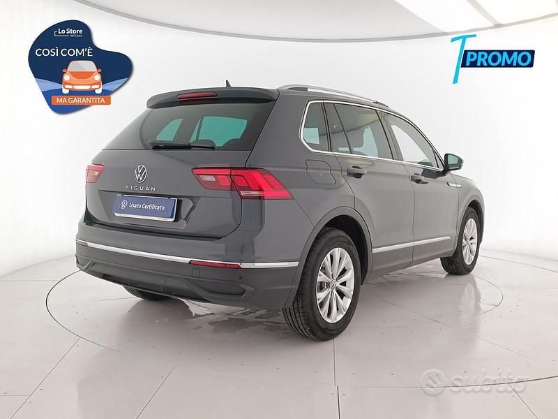Usata VW Tiguan Life 150 CV (110 kW) 2023 Dolphin grey metallizzato SUV