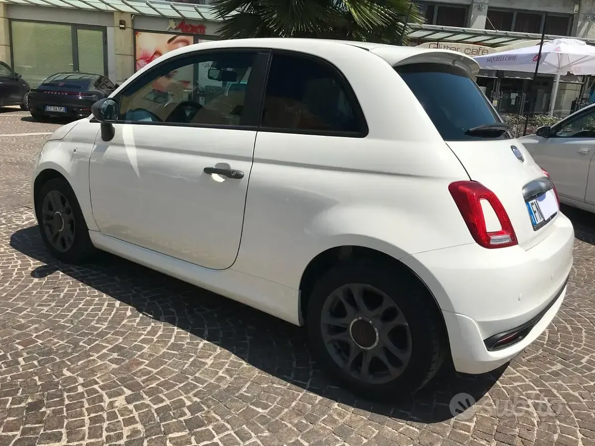 Usata Fiat 500 Sport 69 CV (50 kW) 2018 Bianco Utilitaria