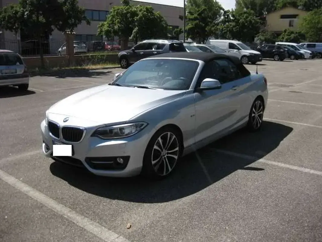 Usata BMW 220 M Sport 190 CV (139 kW) 2015 Argento Cabrio