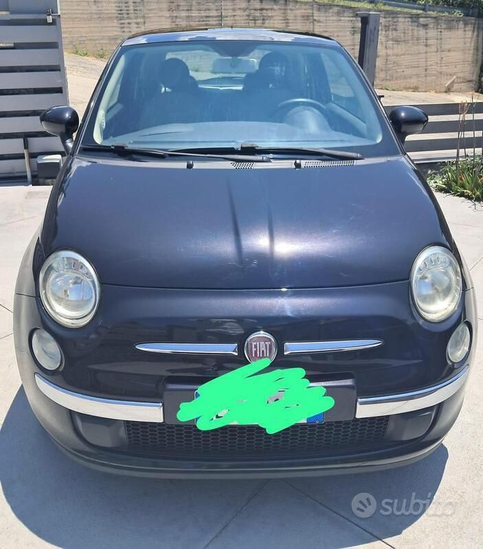 Usata Fiat 500 69 CV (50 kW) 2011 Nero Utilitaria
