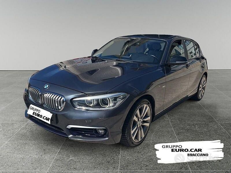 Grigio Usata 2017 BMW 116 Efficient Dynamics Due volumi | 10.890 € (Buon prezzo) - Immagine 1/4