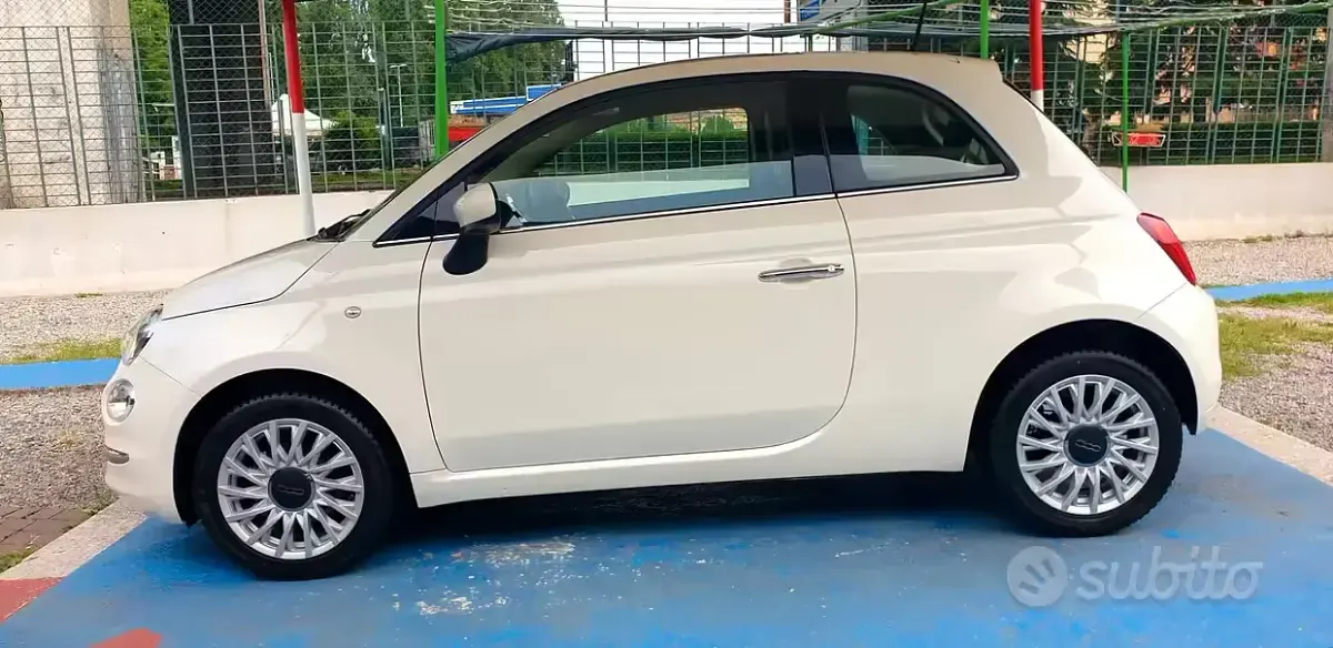 Usata Fiat 500 Lounge 69 CV (50 kW) 2016 Bianco Berlina