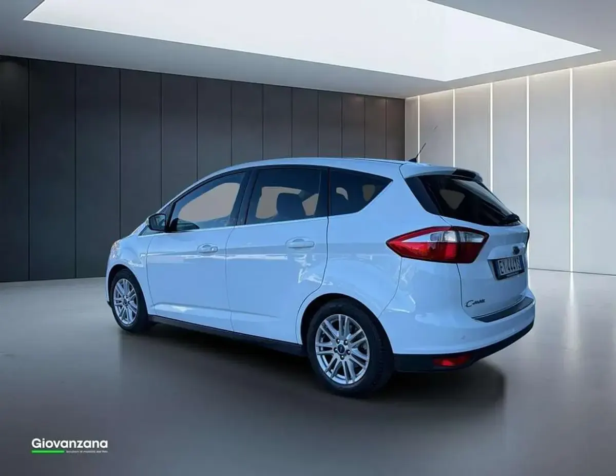 Usata Ford C-MAX Titanium 116 CV (85 kW) 2015 Bianco Monovolume