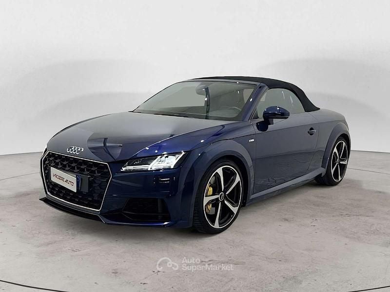 Usata Audi TT Roadster Ambiente 245 CV (180 kW) 2021 Blu/azzurro Cabrio