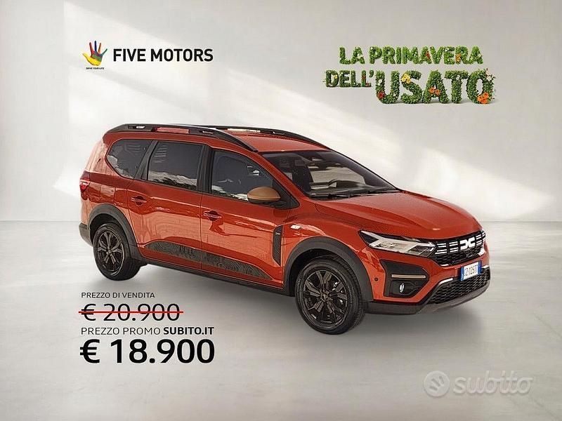 Usata Dacia Jogger Extreme 100 CV (73 kW) 2025 Arancione Monovolume