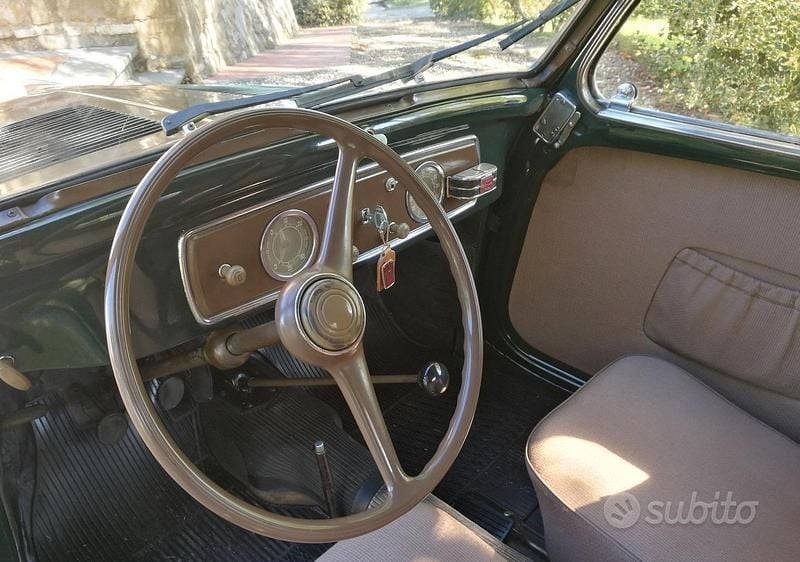 Usata Fiat Topolino 1950 Verde Utilitaria