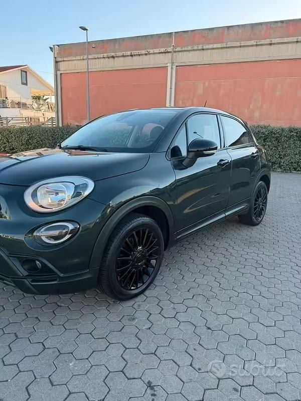 Usata Fiat 500X 95 CV (69 kW) 2019 Verde SUV
