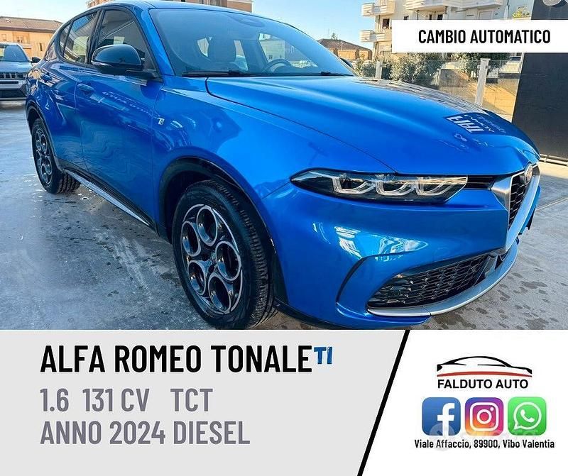 Usata Alfa Romeo Tonale Ti 130 CV (95 kW) 2024 Blu SUV