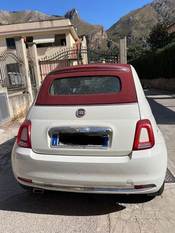 Usata Fiat 500 69 CV (50 kW) 2019 Bianco Cabrio
