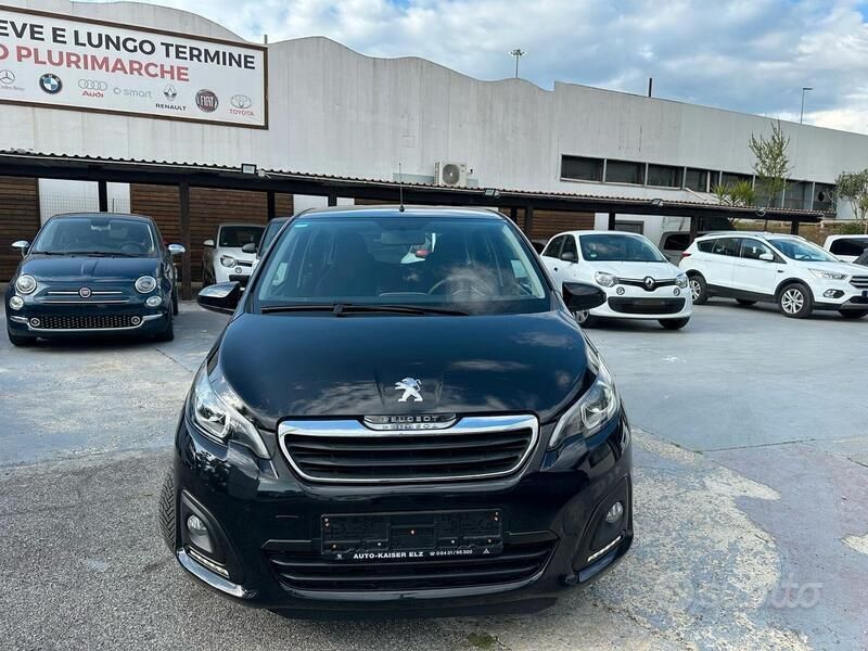 Usata Peugeot 108 Allure 69 CV (50 kW) 2016 Nero Utilitaria