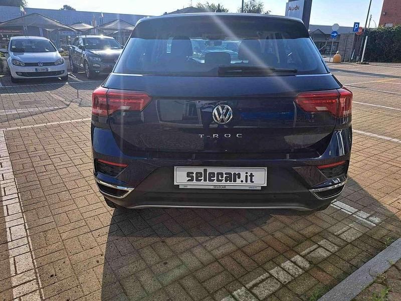 Usata VW T-Roc Style 116 CV (85 kW) 2019 Blu/azzurro SUV