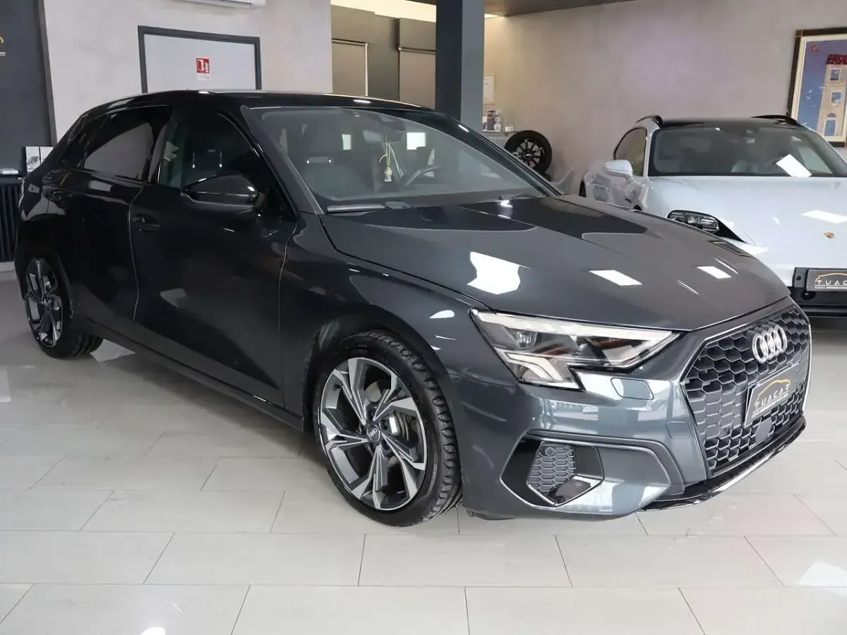 Usata Audi A3 Advanced Plus 150 CV (110 kW) 2020 Grigio Berlina