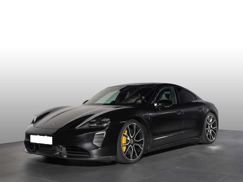 Usata Porsche Taycan Turbo S 141 kW (193 CV) 2022 Nero jet metalizzato Berlina