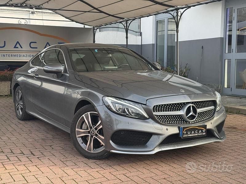 Usata Mercedes C250 Premium 204 CV (150 kW) 2018 Grigio Berlina
