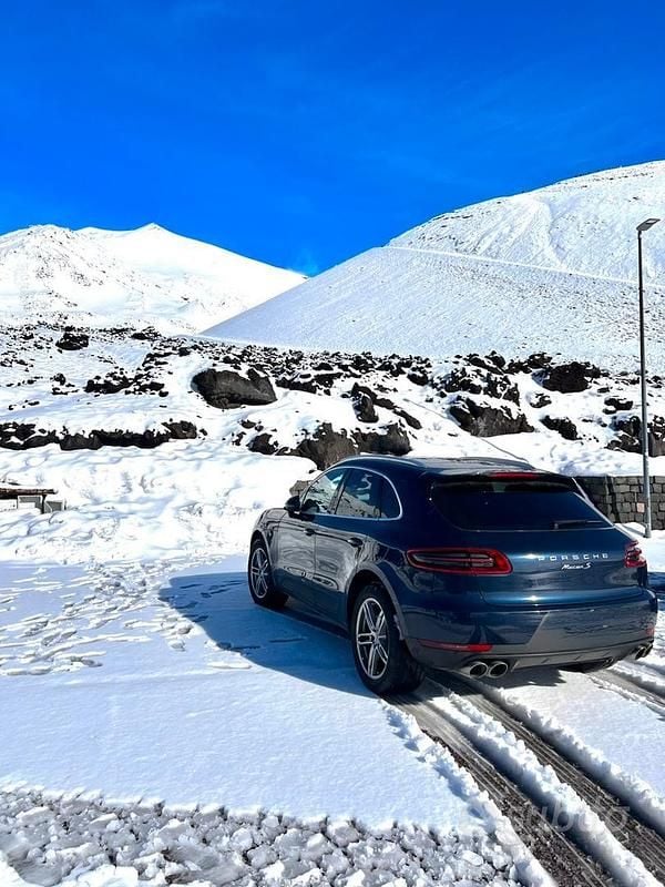 Usata Porsche Macan S 258 CV (189 kW) 2015 Blu SUV