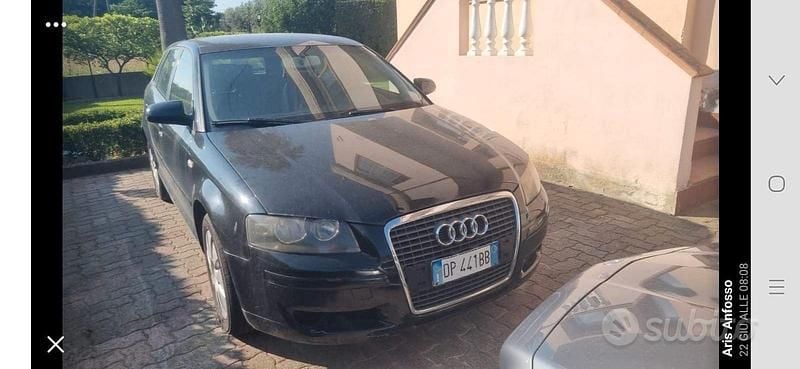 Usata Audi A3 150 CV (110 kW) 2008 Nero