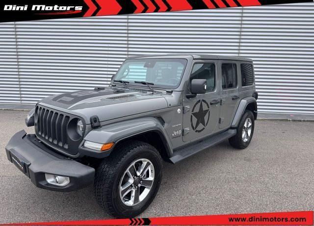 Usata Jeep Wrangler Unlimited Sahara 200 CV (147 kW) 2019 Grigio SUV