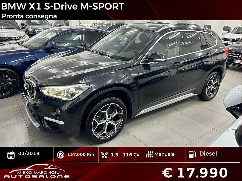 Nero Usata 2019 BMW X1 M Sport SUV | 16.990 € (Super prezzo) - Immagine 1/4