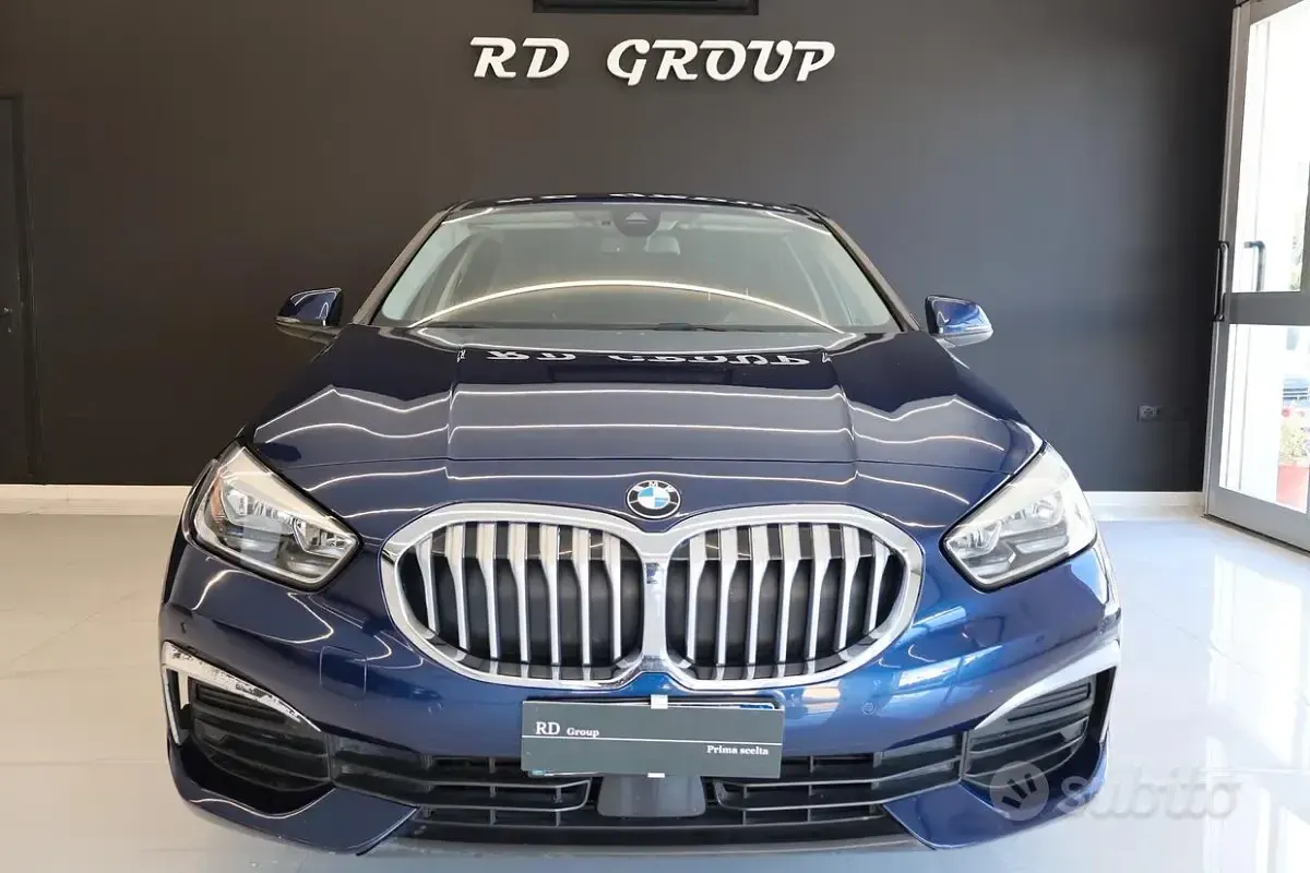 Usata BMW 116 Advantage 116 CV (85 kW) 2019 Blu Utilitaria
