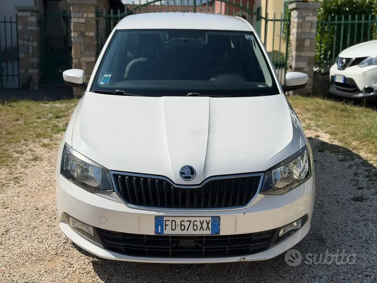 Usata Skoda Fabia Style 75 CV (55 kW) 2016 Bianco Berlina