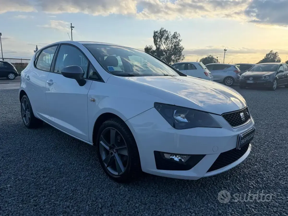 Usata Seat Ibiza FR 86 CV (63 kW) 2015 Bianco Berlina