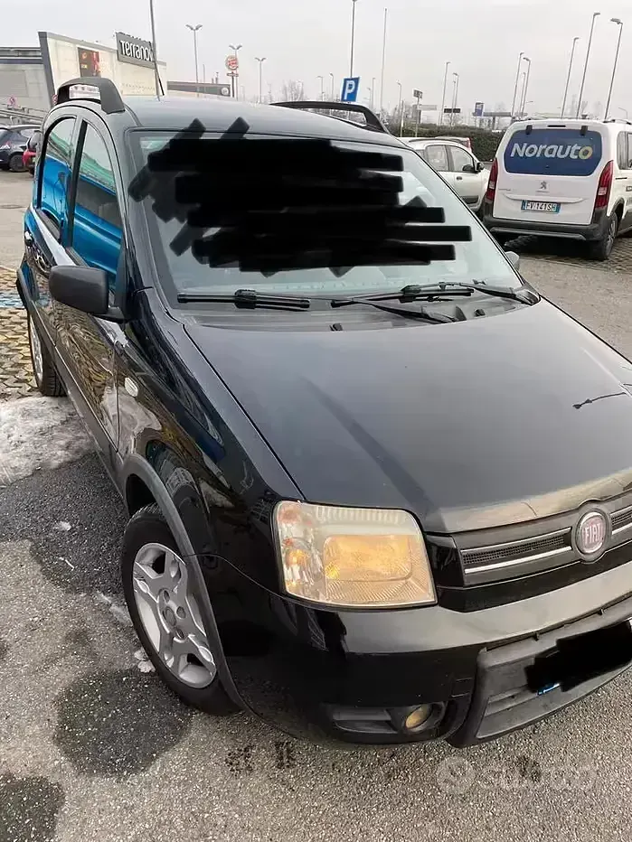 Usata Fiat Panda 2008 Nero Utilitaria
