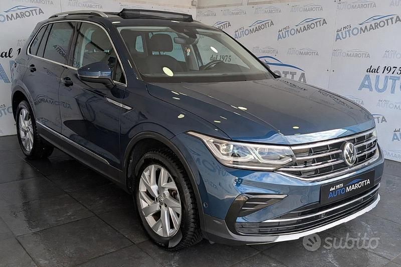 Usata VW Tiguan Elegance 150 CV (110 kW) 2020 Blu SUV