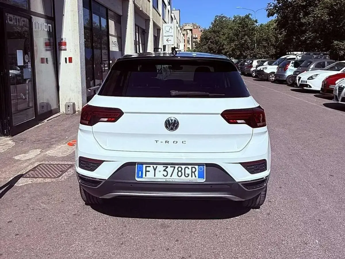 Usata VW T-Roc Style 150 CV (110 kW) 2019 Bianco SUV