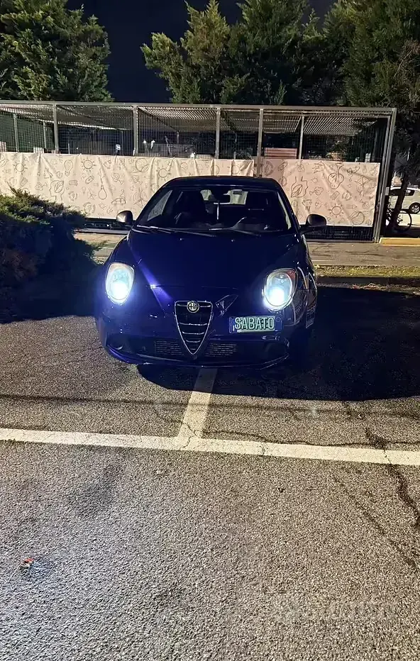 Usata Alfa Romeo MiTo 120 CV (88 kW) 2010 Blu Utilitaria