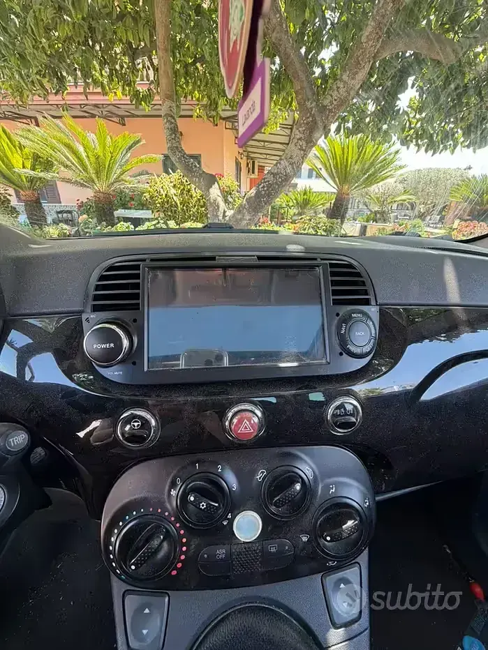 Usata Fiat 500 75 CV (55 kW) 2009 Rosso Cabrio