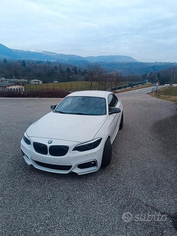 Usata BMW 218 M Sport 145 CV (106 kW) 2014 Bianco Coupé