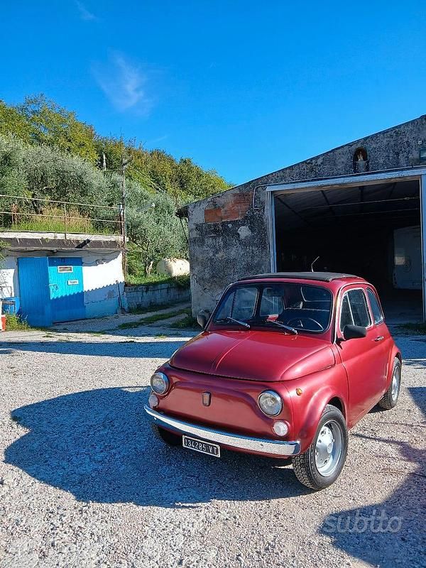 Usata Fiat 500 105 CV (77 kW) 1970 Rosso Utilitaria