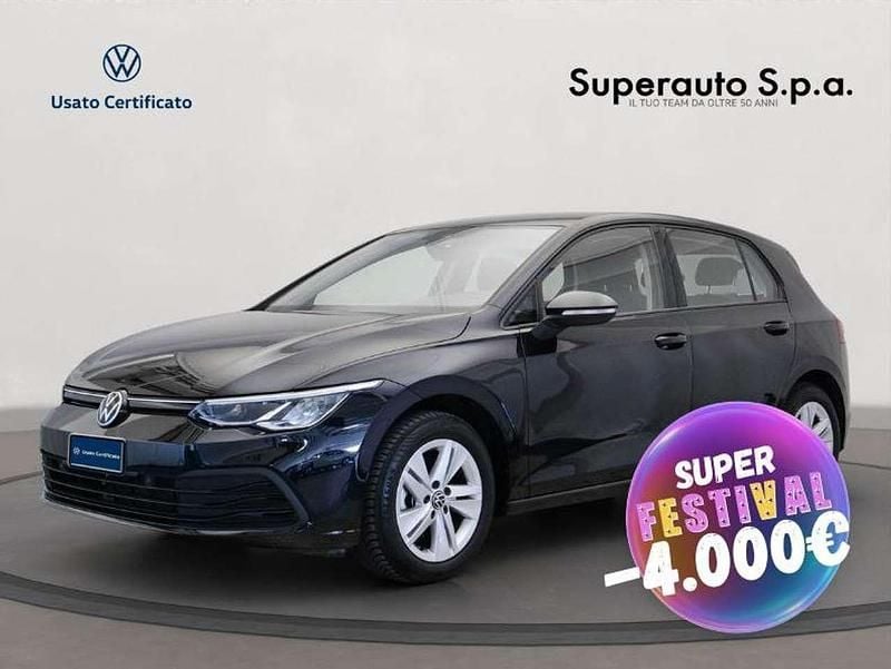 Usata VW Golf VIII Life 110 CV (80 kW) 2024 Nero Berlina