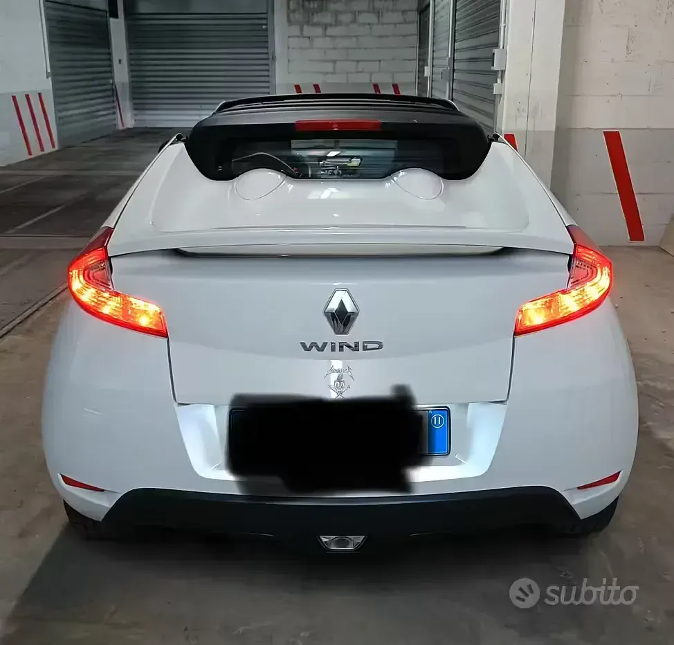 Usata Renault Wind 100 CV (73 kW) 2011 Bianco Cabrio