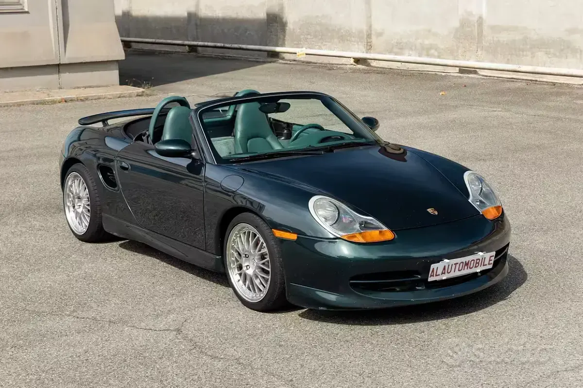 Usata Porsche Boxster 252 CV (185 kW) 2002 Verde Cabrio