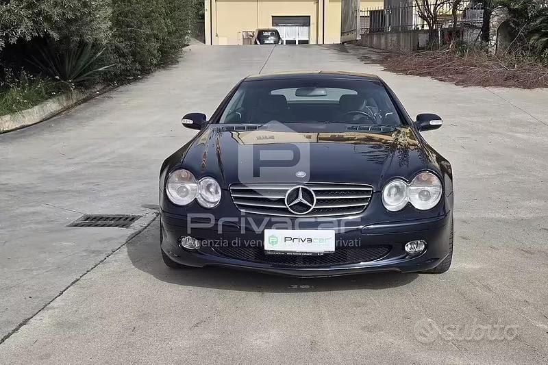 Usata Mercedes SL350 245 CV (180 kW) 2003 Blu Cabrio