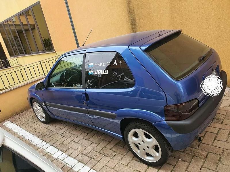 Usata Citroën Saxo 98 CV (72 kW) 2001 Blu/azzurro Utilitaria