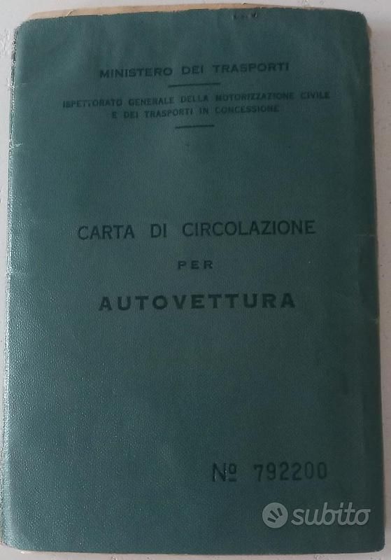 Usata Fiat 1100 Lusso 1960 Berlina