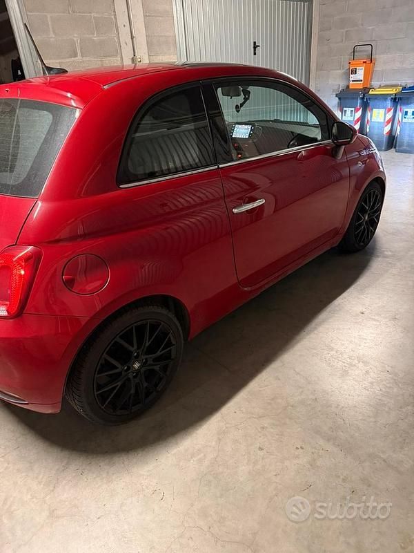 Usata Fiat 500 105 CV (77 kW) 2018 Rosso Utilitaria