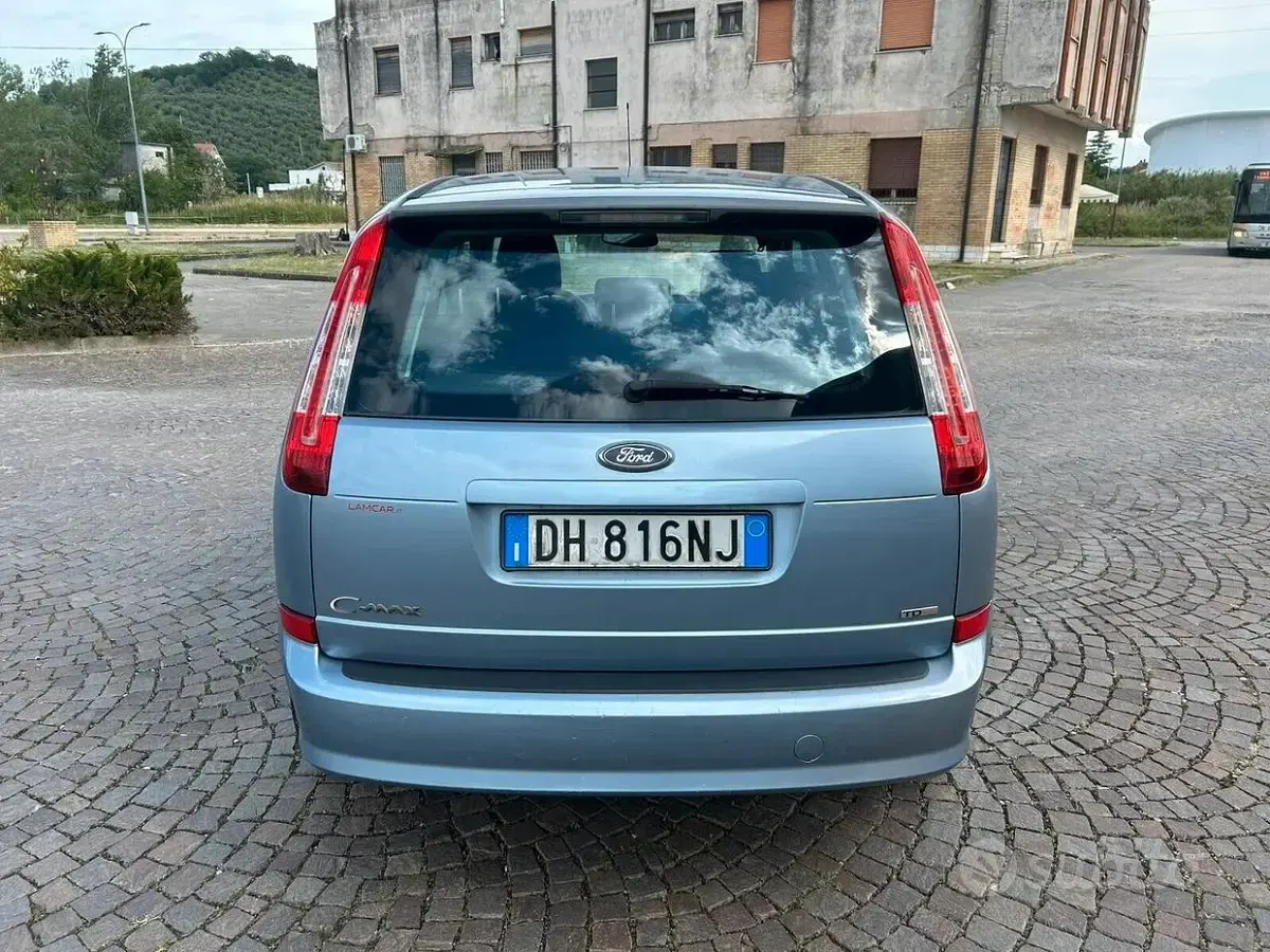 Usata Ford C-MAX Ghia 90 CV (66 kW) 2007 Blu Monovolume