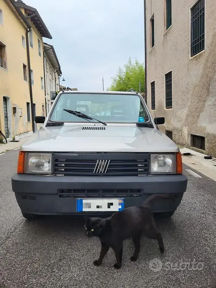 Usata Fiat Panda 54 CV (39 kW) 2002 Grigio Utilitaria