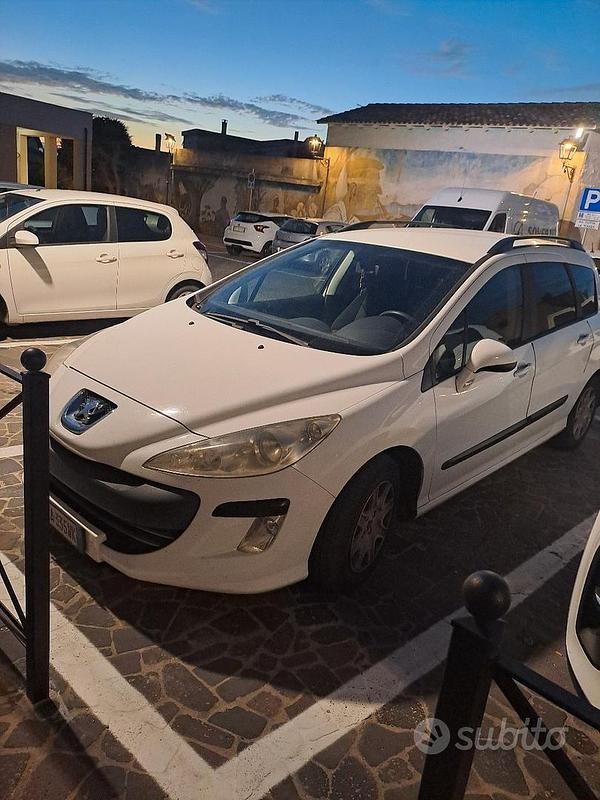 Usata Peugeot 308 110 CV (80 kW) 2010 Bianco Berlina