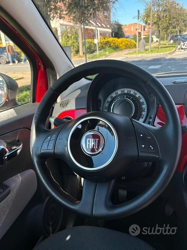 Usata Fiat 500 69 CV (50 kW) 2015 Rosso Utilitaria