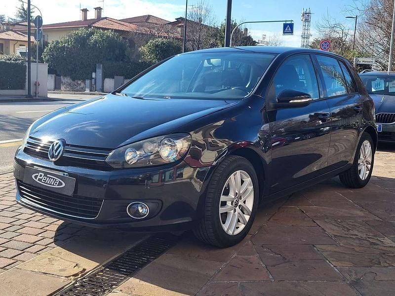 Usata VW Golf VI Highline 105 CV (77 kW) 2009 Nero profondo perla Utilitaria