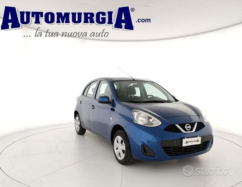 Usata Nissan Micra Visia 80 CV (58 kW) 2015 Blu Utilitaria