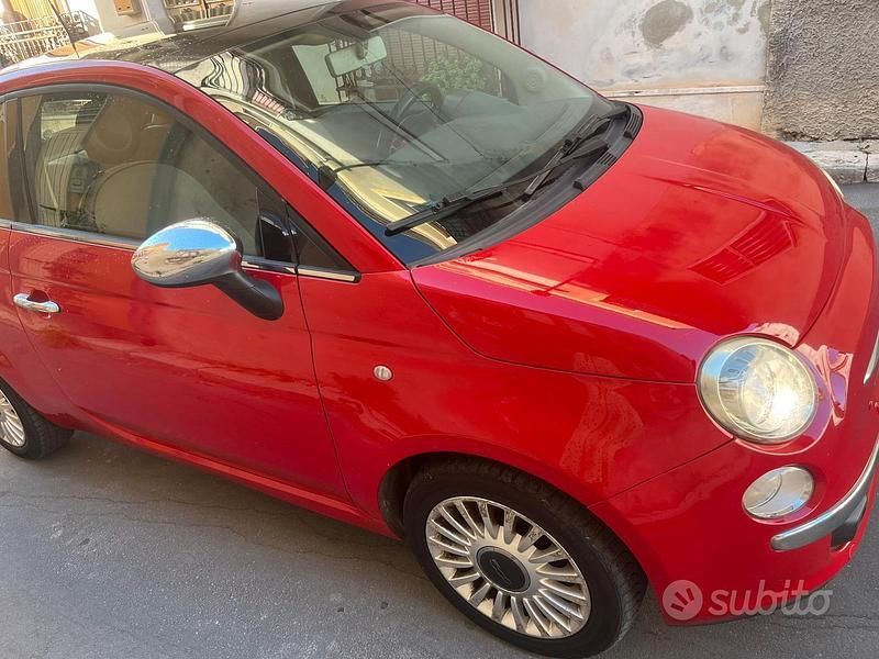Usata Fiat 500 2008 Rosso Berlina